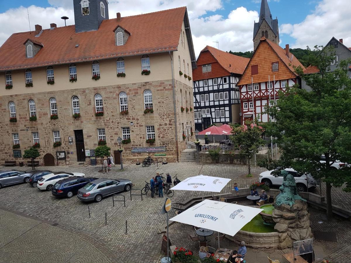 Ferienwohnung Historischer Marktplatz Spangenberg Exterior foto