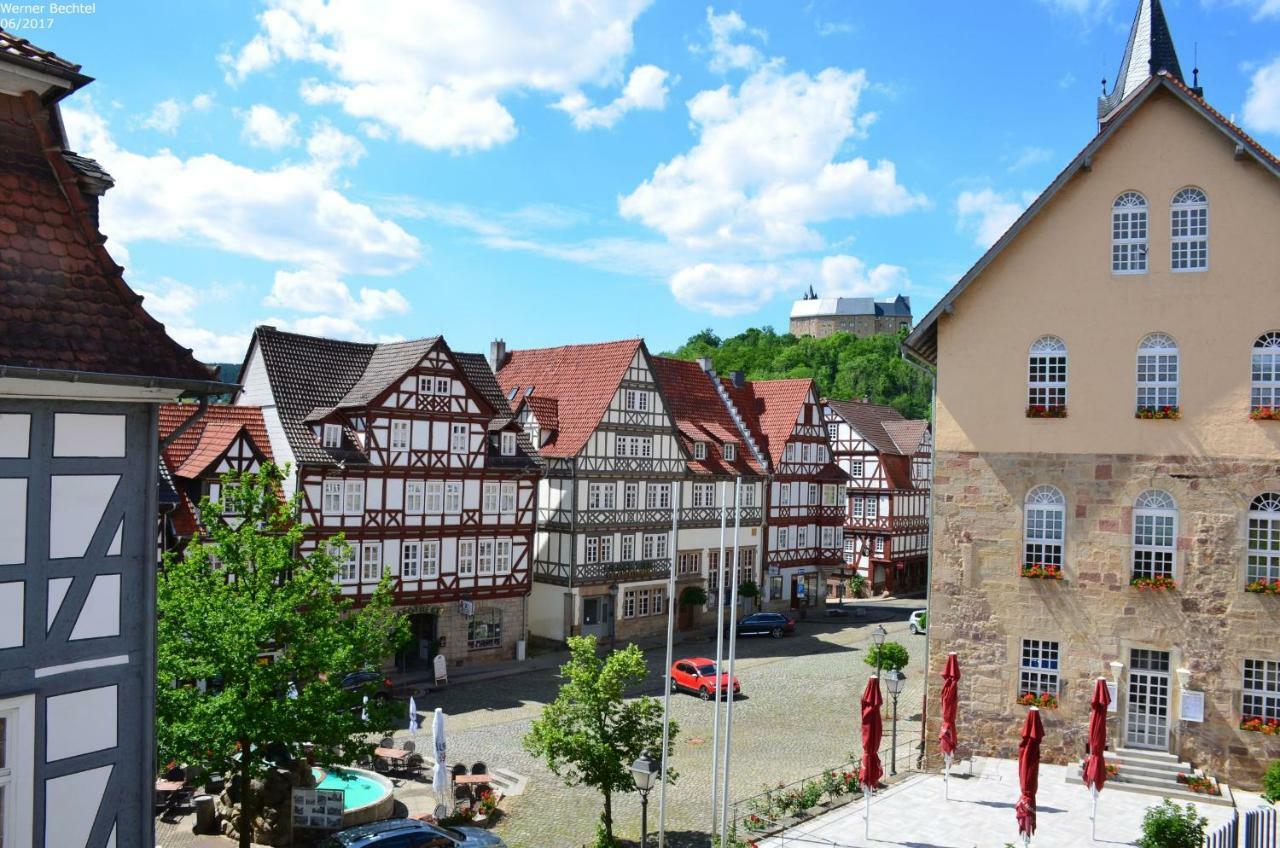 Ferienwohnung Historischer Marktplatz Spangenberg Exterior foto